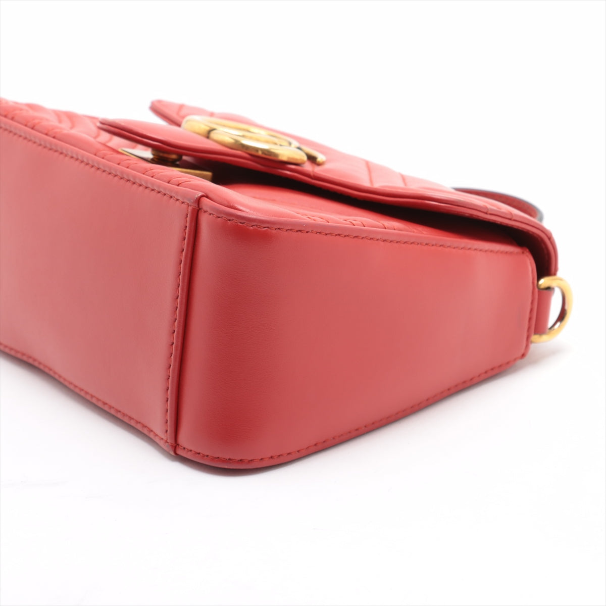 Gucci GG Marmont Leather Two-Way Shoulder Bag Red * PREORDER *