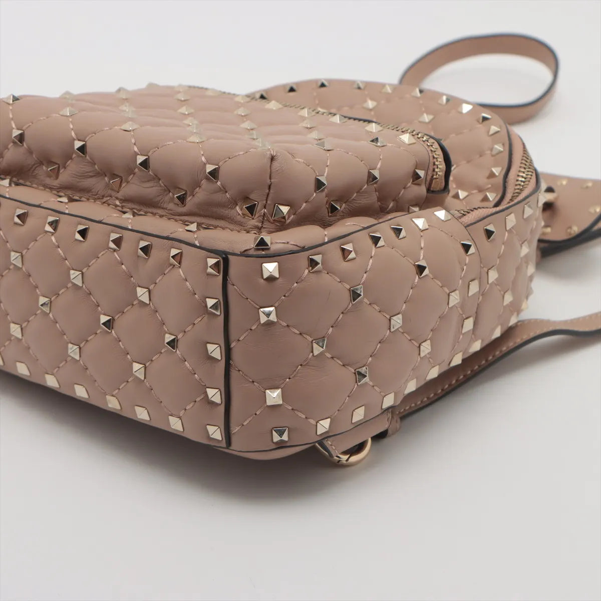 Valentino Matelasse Rockstud Backpack Dark Beige * PREORDER *