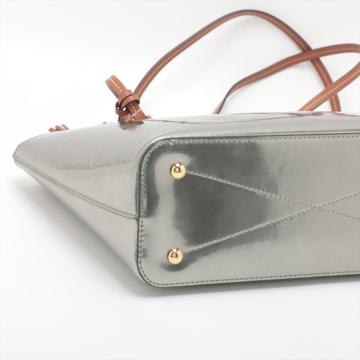 Best Seller Louis Vuitton Monogram Vernis Long Beach PM Silver
