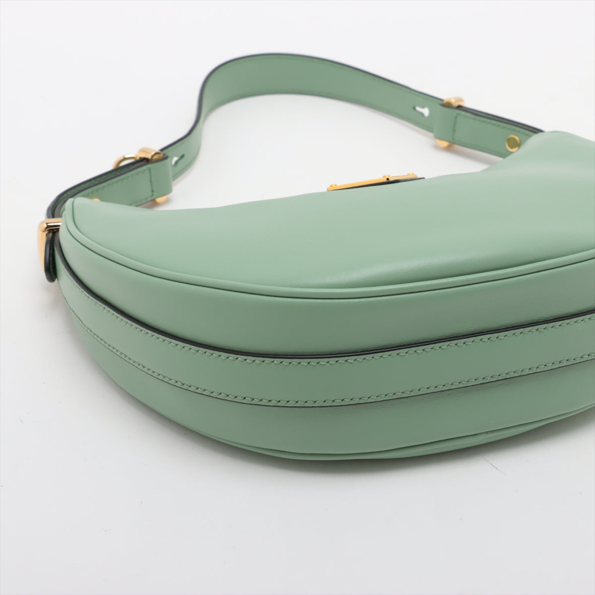 Prada Arque Leather Two-Way Shoulder Bag Sage Green * PREORDER *