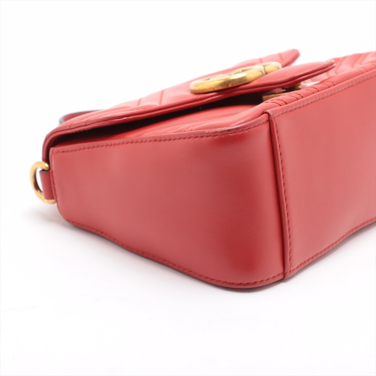 Gucci GG Marmont Leather Two-Way Shoulder Bag Red * PREORDER *