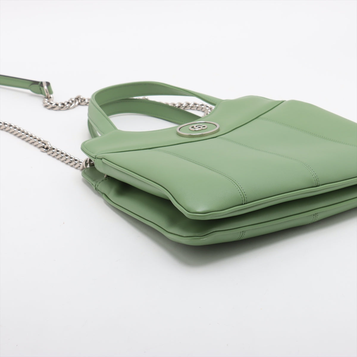 Best Seller Gucci Petite GG Small Tote Bag Light Green