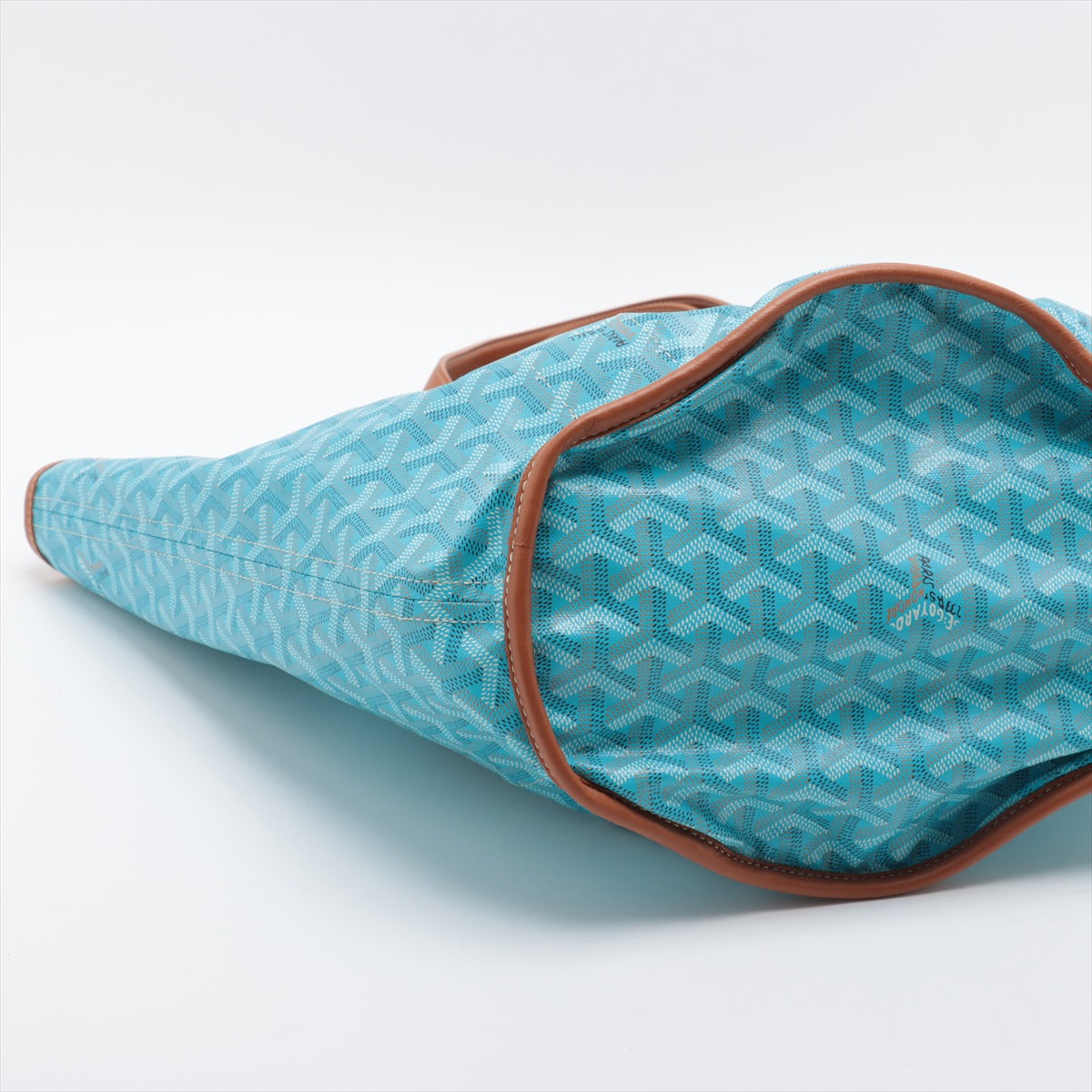 Goyard Belharra Tote Bag Turquoise & Tan * PREORDER *