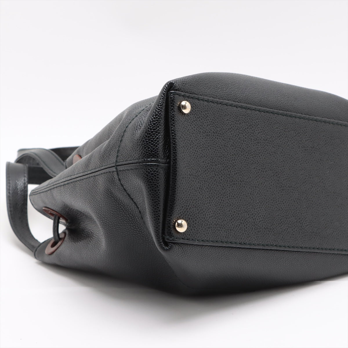 Chanel CC Logo Caviar Skin Drawstring Tote Bag Black * PREORDER *