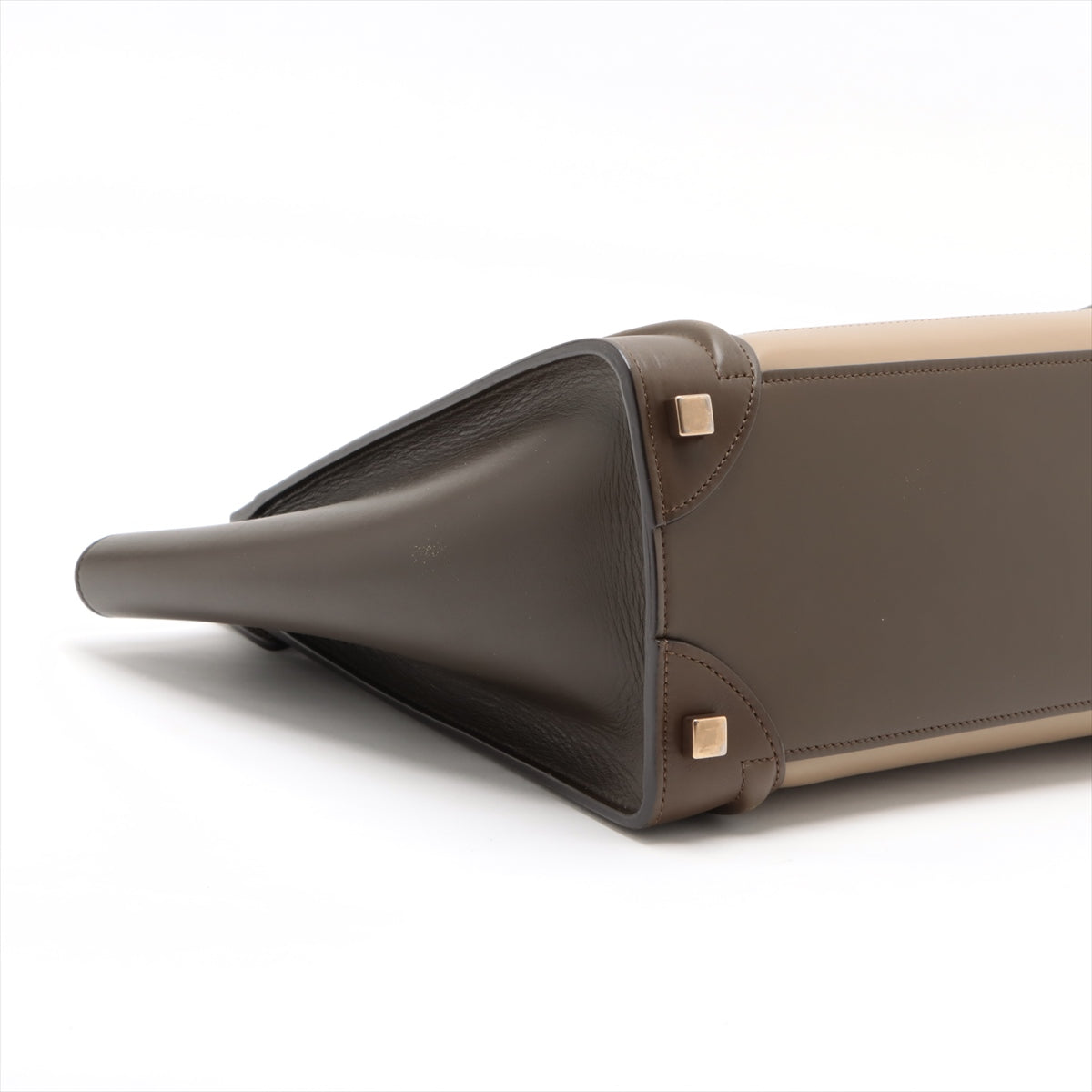 Celine Luggage Micro Shopper Handbag Brown x Beige * PREORDER *