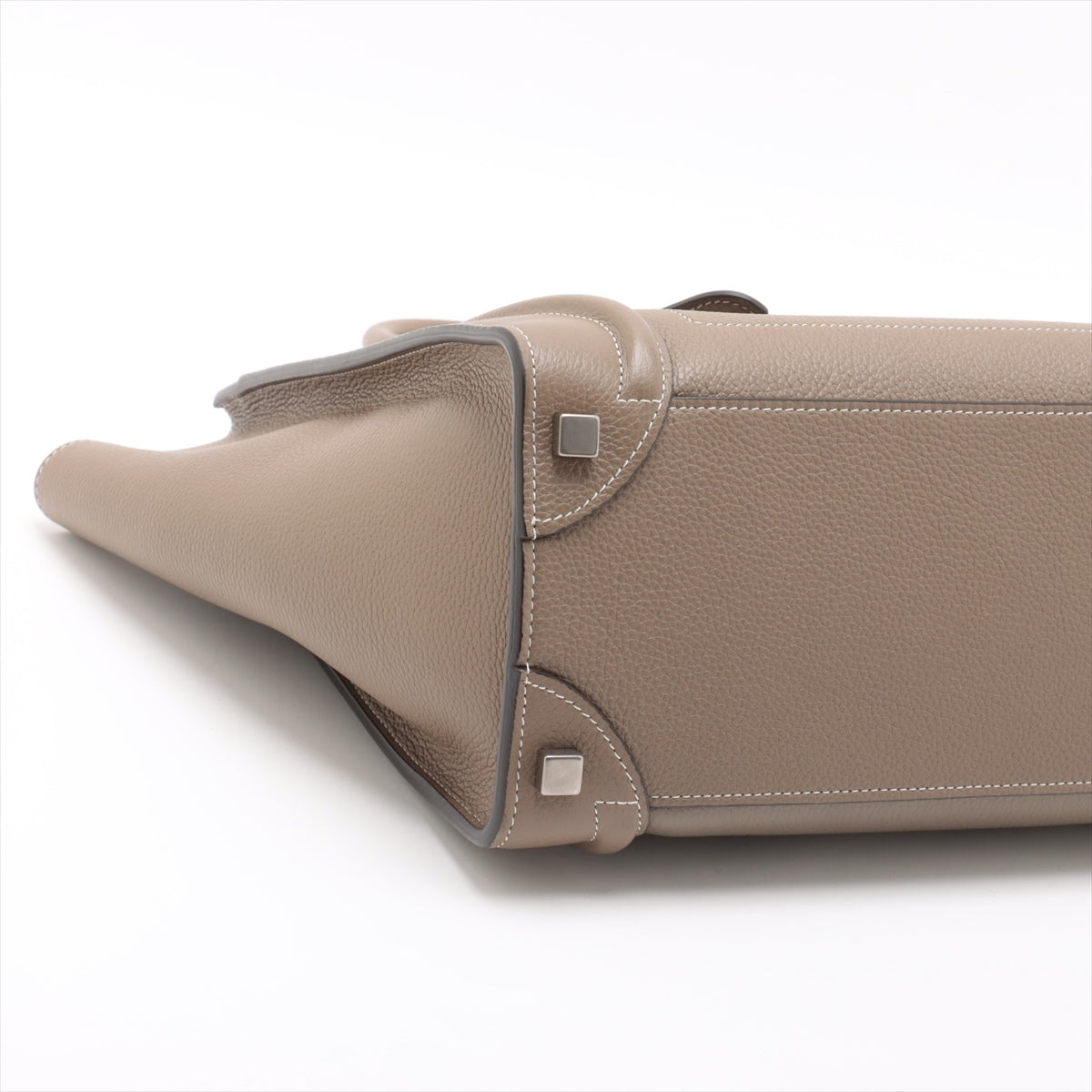 Best Seller Buy Second Hand Celine Luggage Micro Leather Shopper Handbag Greige