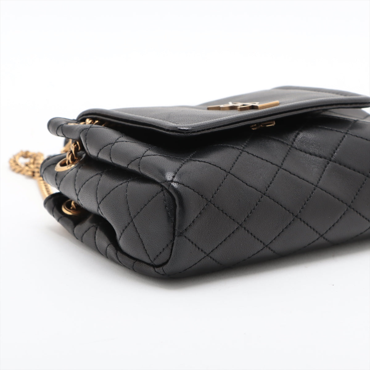 Best Seller Saint Laurent Paris Mini Nolita Leather Chain Shoulder Bag Black