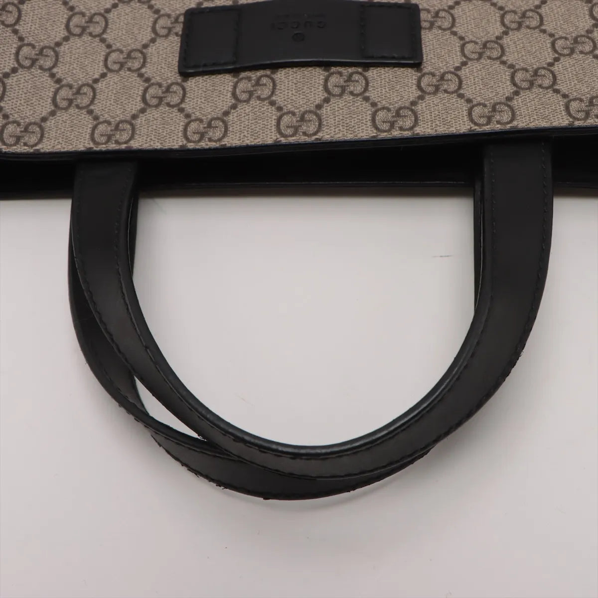 Top Buy Second Hand Gucci GG Supreme Leather Two-Way Shopper Bag Brown