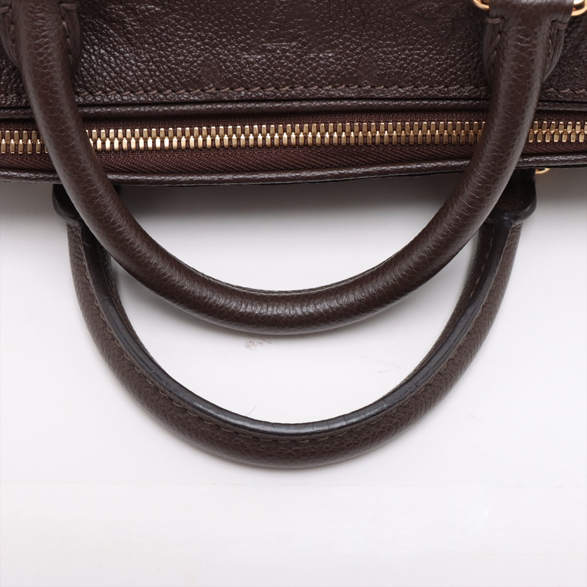 Louis Vuitton Monogram Empreinte Speedy 25 Brown