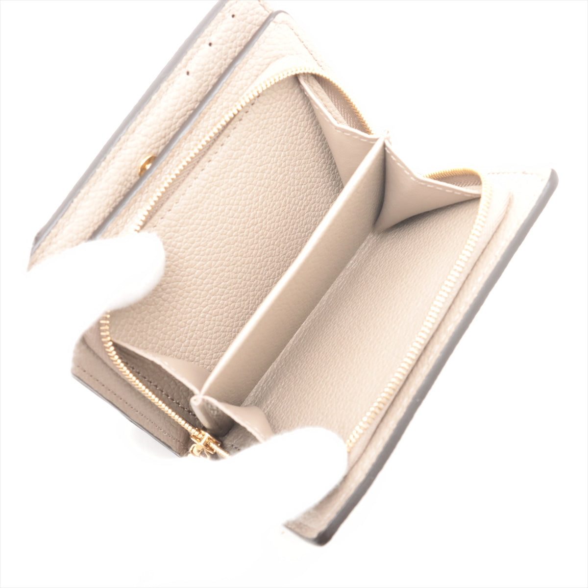 Louis Vuitton Monogram Empreinte Clea Compact Wallet Tourterelle * PREORDER *