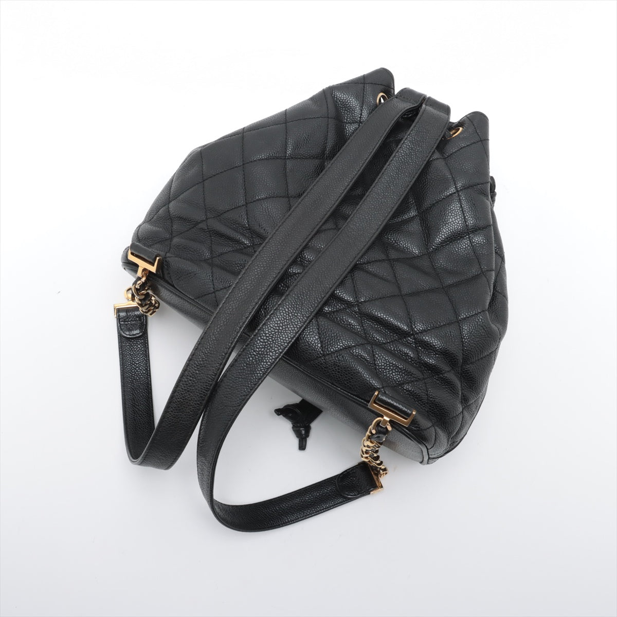Chanel Matelassé Caviar Skin Chain Drawstring Backpack * PREORDER *