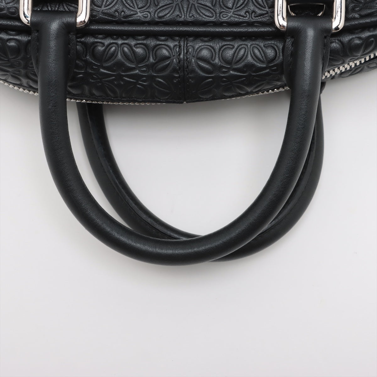 Top Loewe Anagram Monogram Amazona 75 Leather Handbag Black
