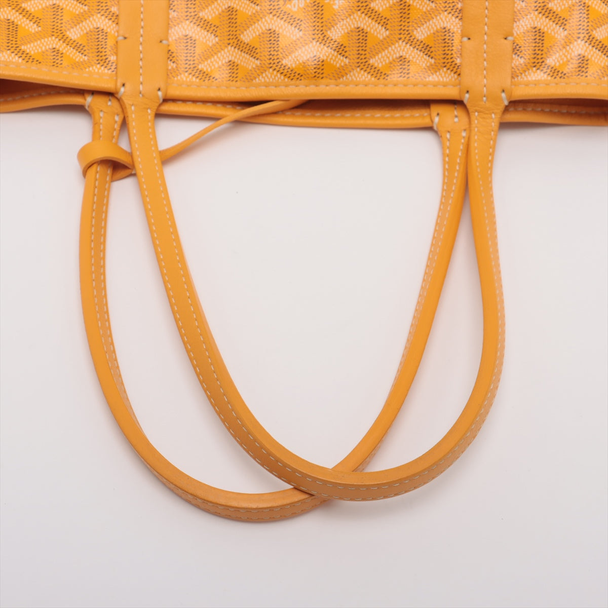 Top Goyard Anjou Mini Tote Bag Yellow