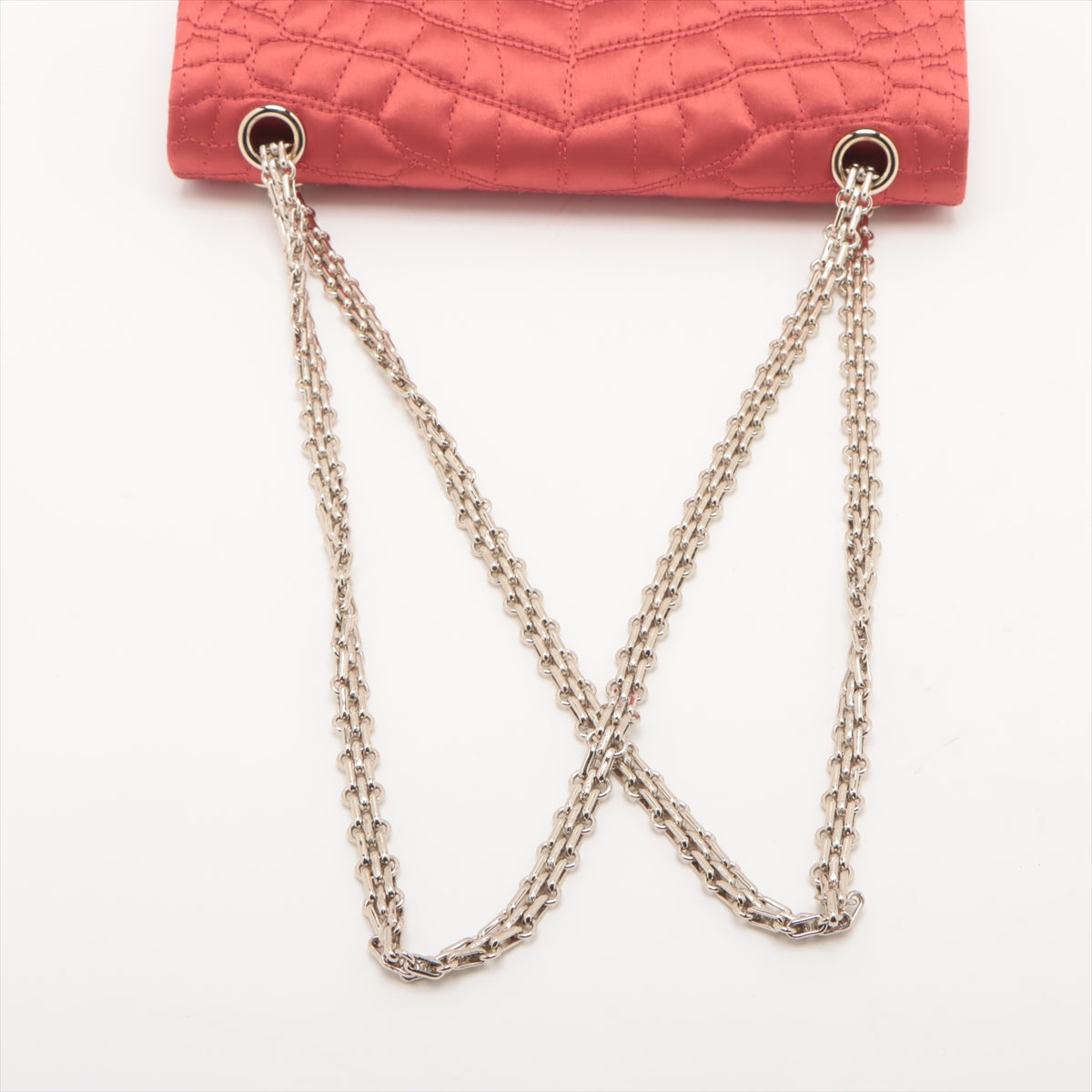 Chanel 2.55 Nylon Double Flap Double Chain Shoulder Bag Red * PREORDER *