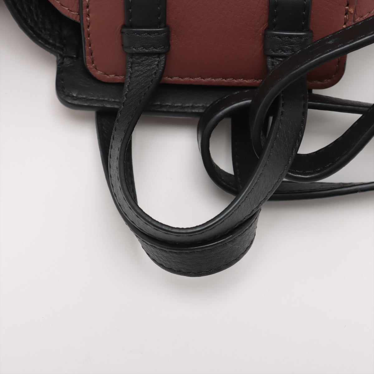 Loewe x Studio Ghibli Hammock Drawstring Mini Leather Two-Way Shoulder Bag Brown x Beige * PREORDER *