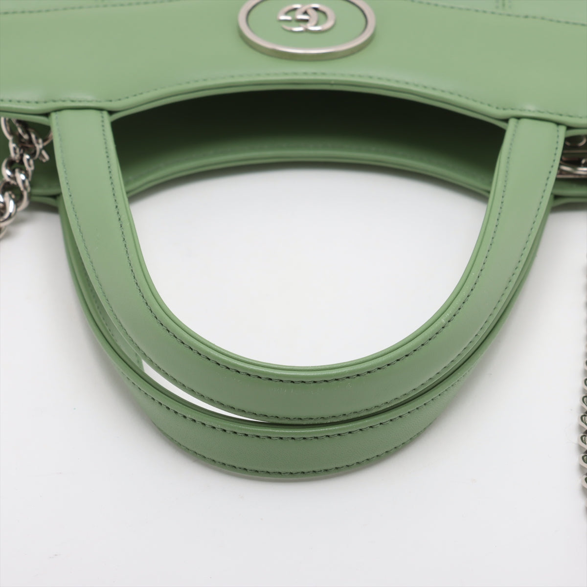 Top Gucci Petite GG Small Tote Bag Light Green
