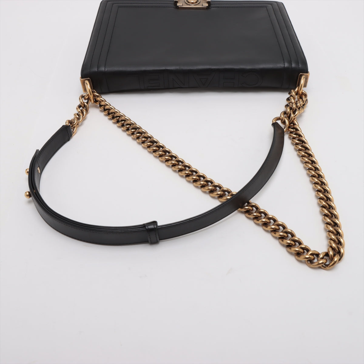 Chanel Boy Large Lambskin Chain Shoulder Bag Black * PREORDER *