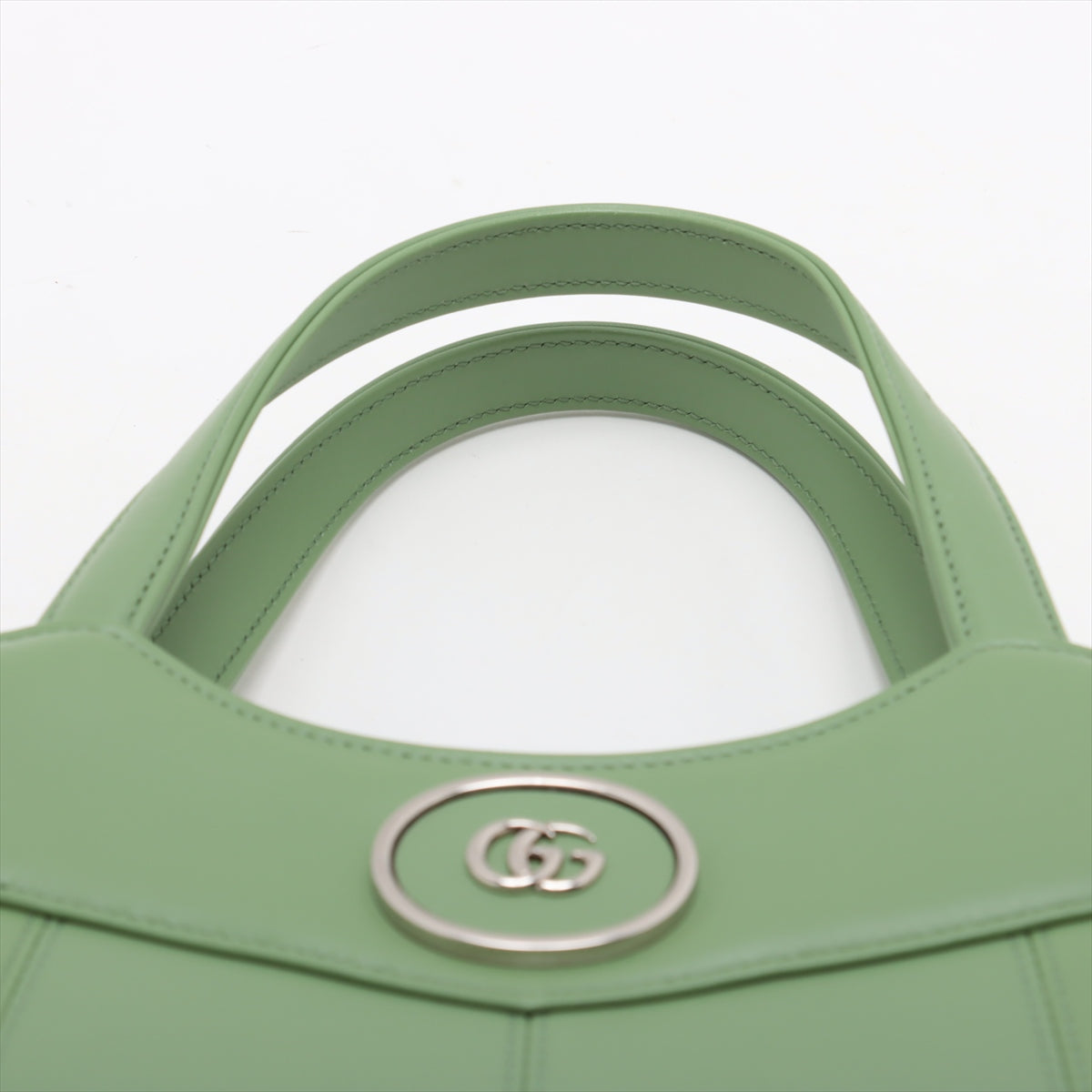 Branded Gucci Petite GG Small Tote Bag Light Green