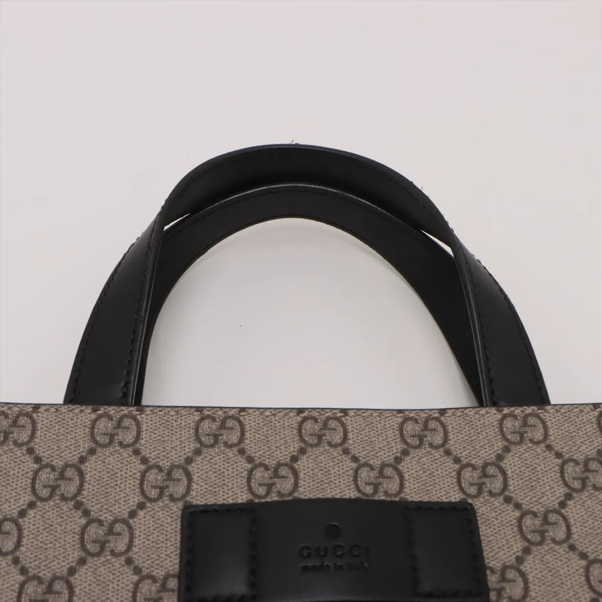 Branded Buy Second Hand Gucci GG Supreme Leather Two-Way Shopper Bag Brown