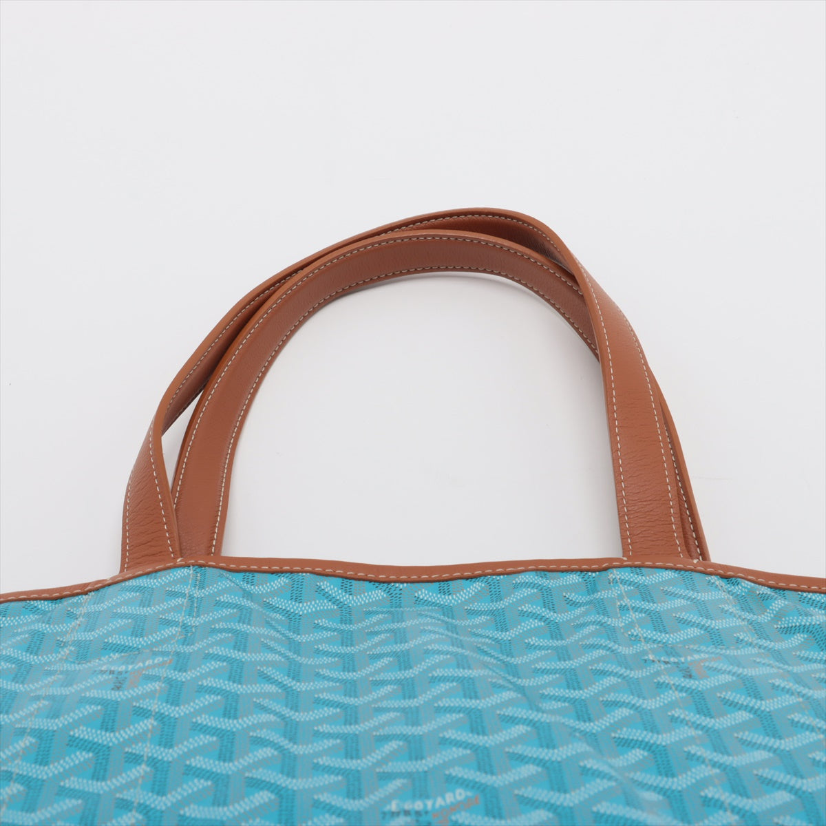Goyard Belharra Tote Bag Turquoise & Tan * PREORDER *