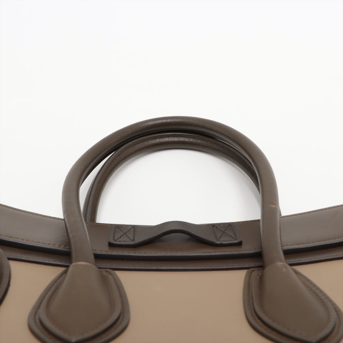 Celine Luggage Micro Shopper Handbag Brown x Beige * PREORDER *