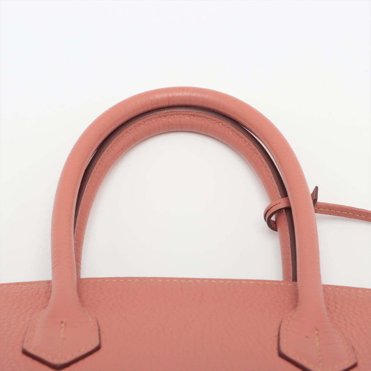 Branded Hermes Birkin 30 Taurillon Clemence Handbag Rosy