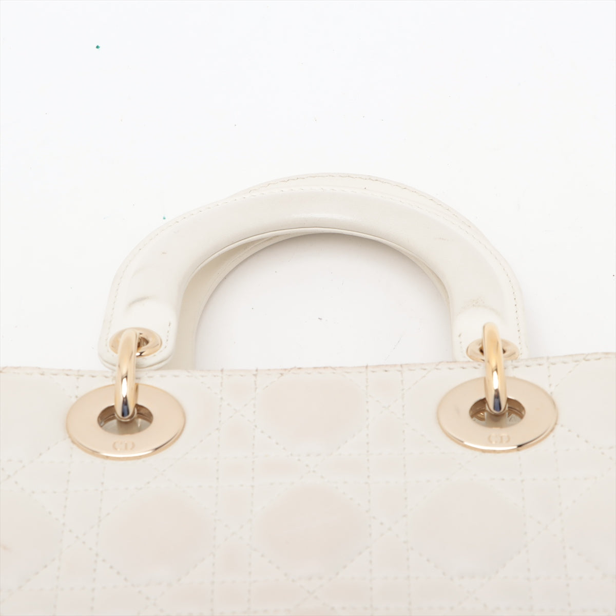 Christian Dior My Lady Dior Cannage Leather Two-Way Handbag White * PREORDER *