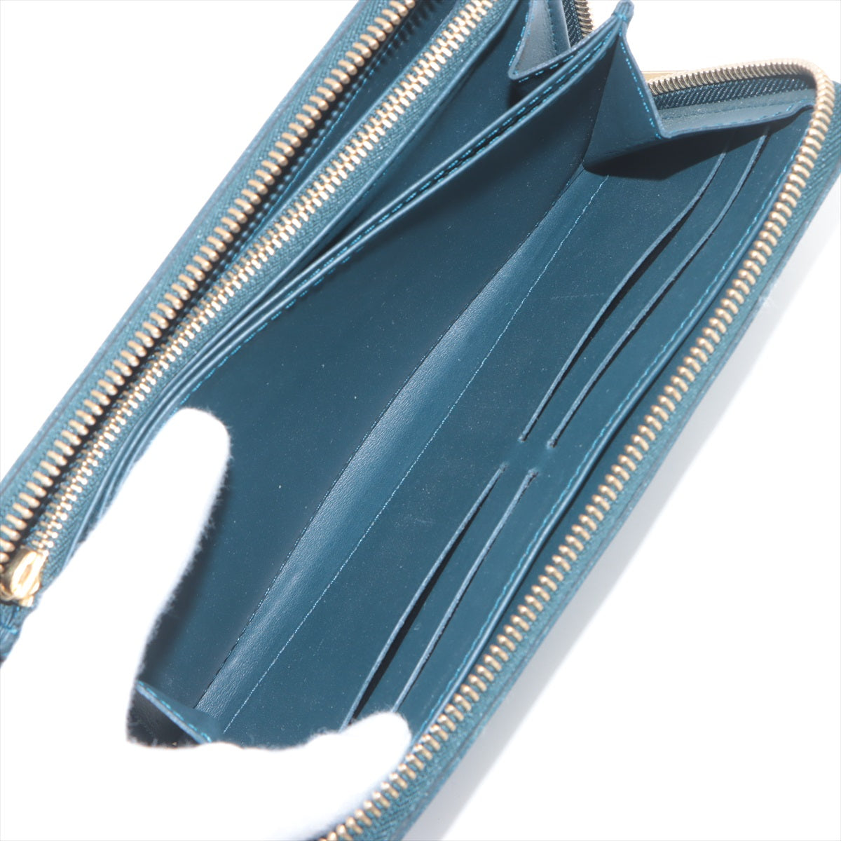 Louis Vuitton Monogram Vernis Zippy Wallet Bleu Nuit