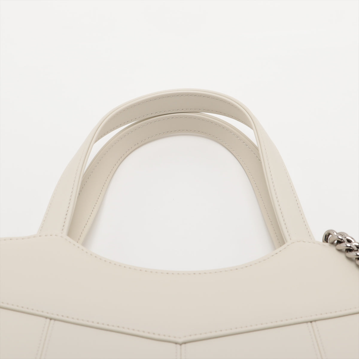 Branded Gucci Petite GG Small Tote Bag White