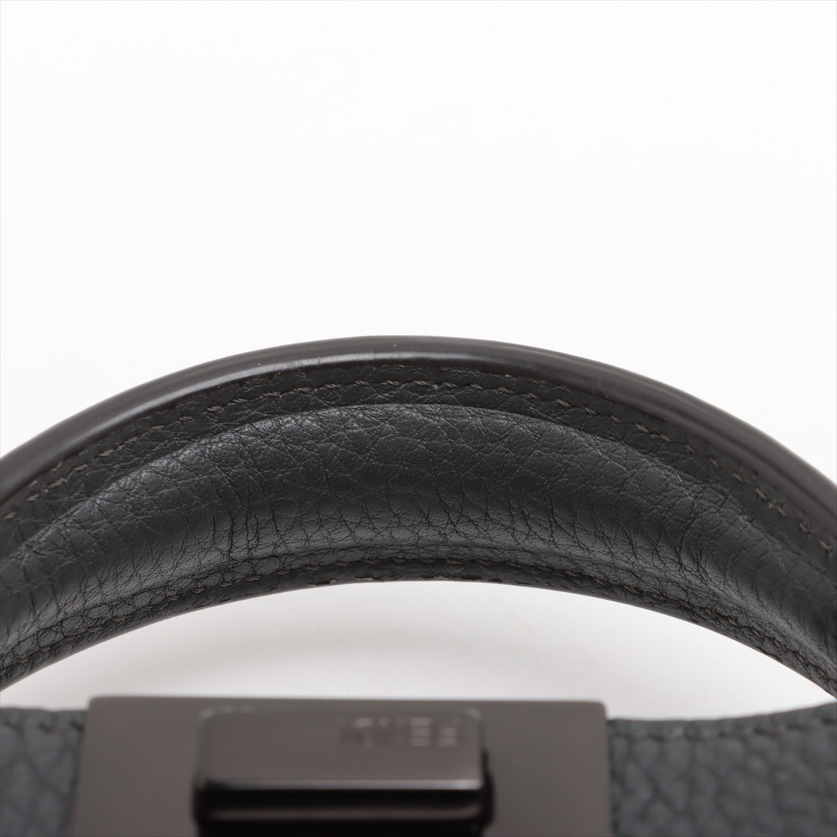 Branded Fendi Peekaboo ISeeU Small Leather Two-Way Handbag Black