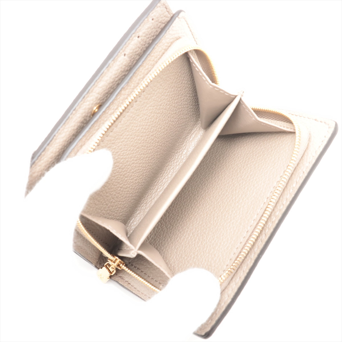 Louis Vuitton Monogram Empreinte Clea Compact Wallet Tourterelle * PREORDER *