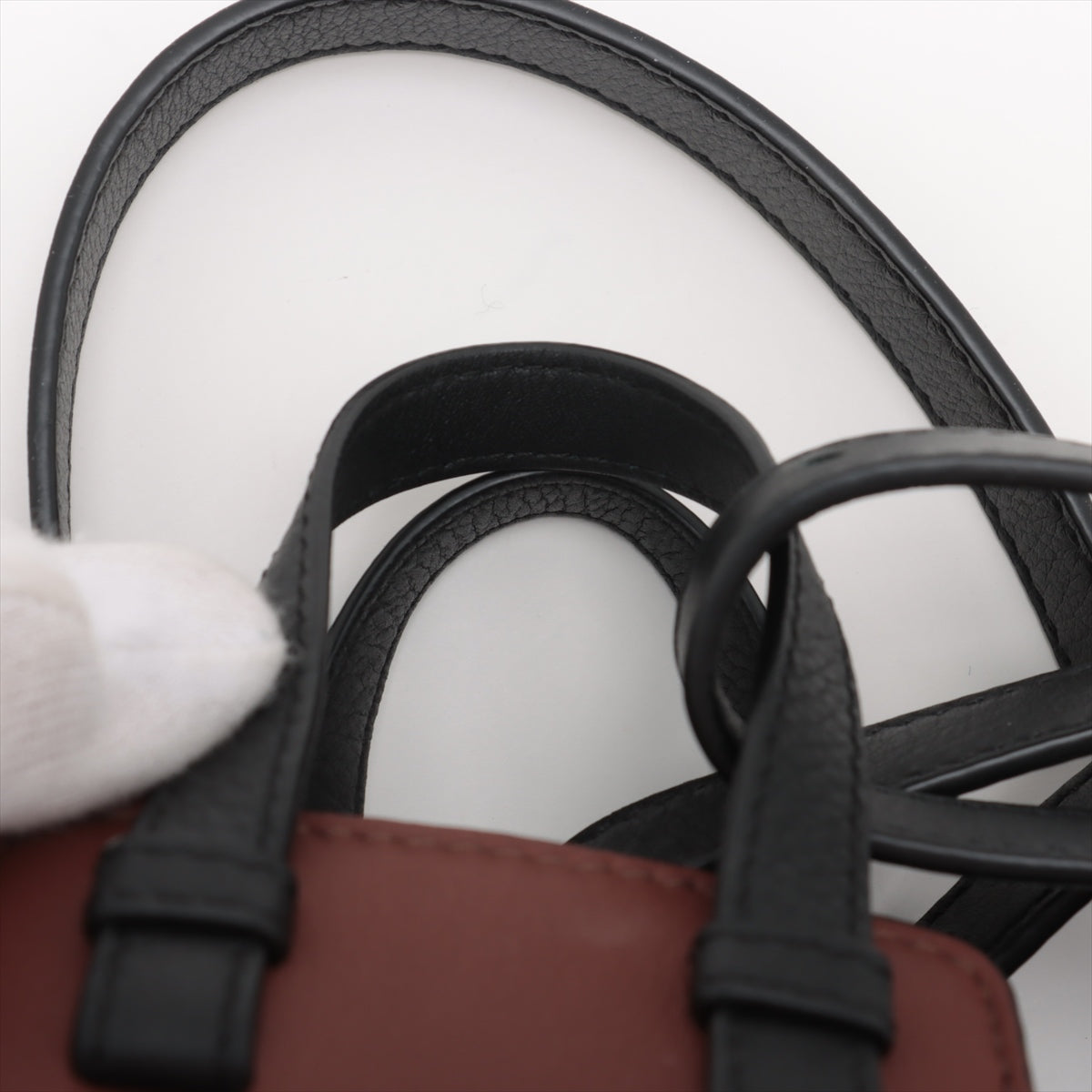 Loewe x Studio Ghibli Hammock Drawstring Mini Leather Two-Way Shoulder Bag Brown x Beige * PREORDER *