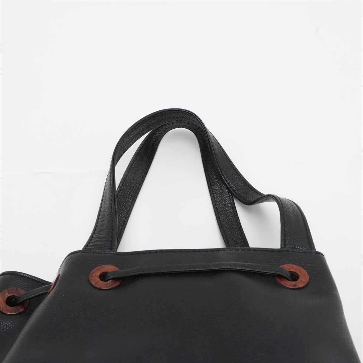 Chanel CC Logo Caviar Skin Drawstring Tote Bag Black * PREORDER *