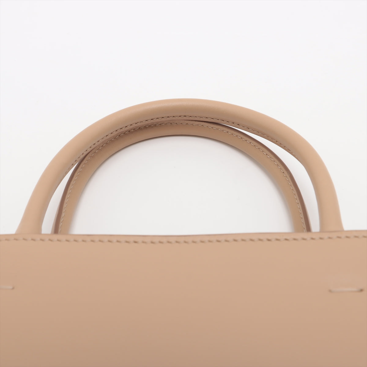 Branded Tod's T Timeless Leather Two-Way Shoulder Bag Beige