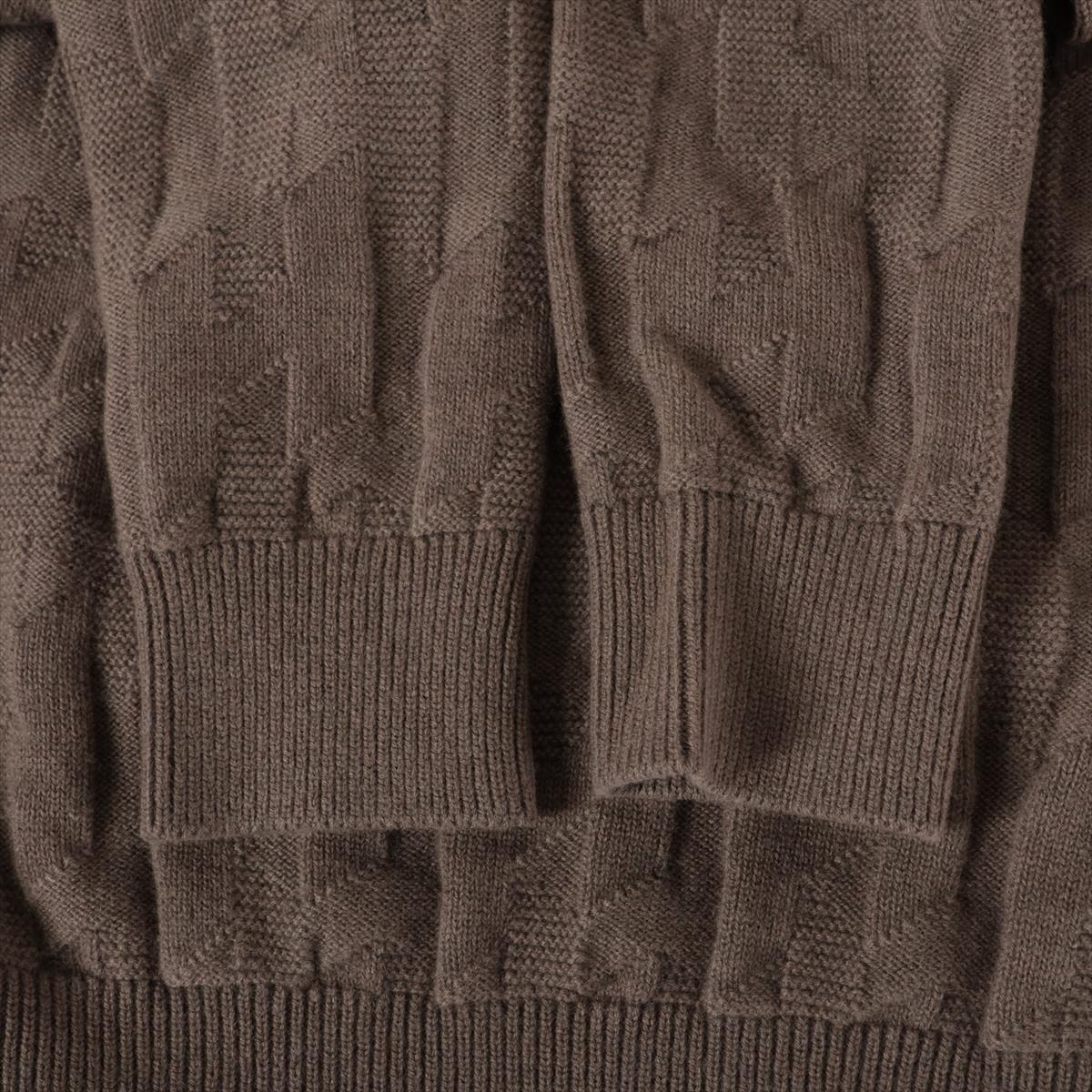 Hermès H Wool Knit Brown