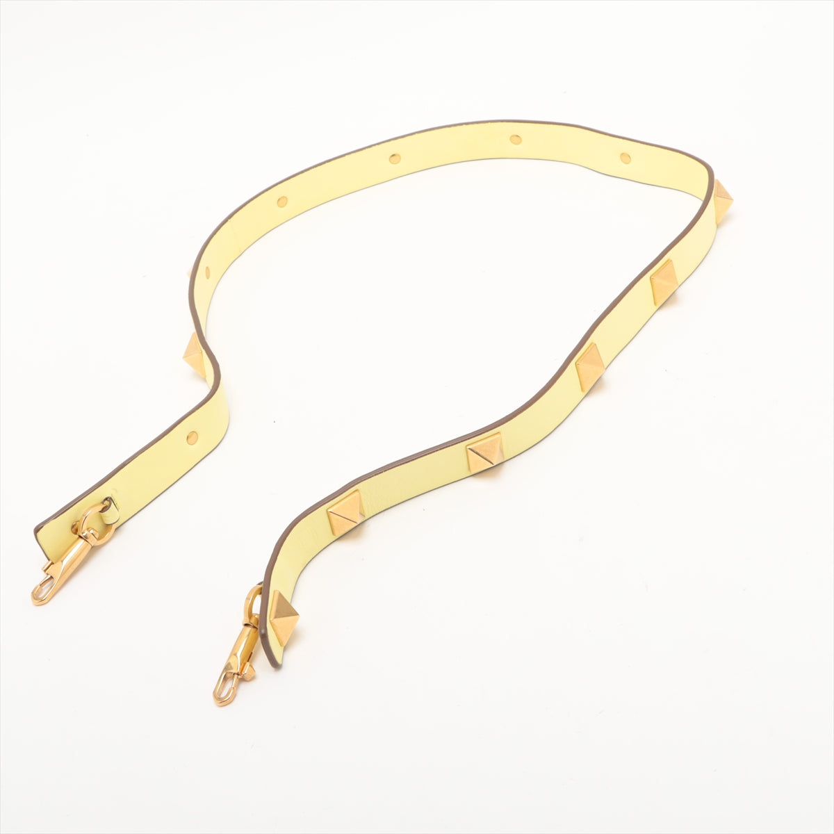 Valentino Garavani Roman Stud Leather Shoulder Bag Yellow * PREORDER *