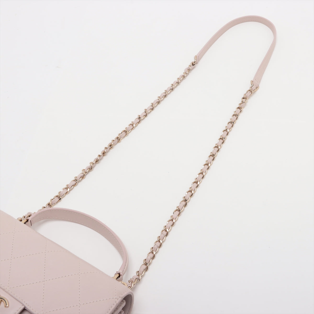 Chanel CC Logo Matelasse Lambskin Two-Way Chain Shoulder Bag Pink * PREORDER *