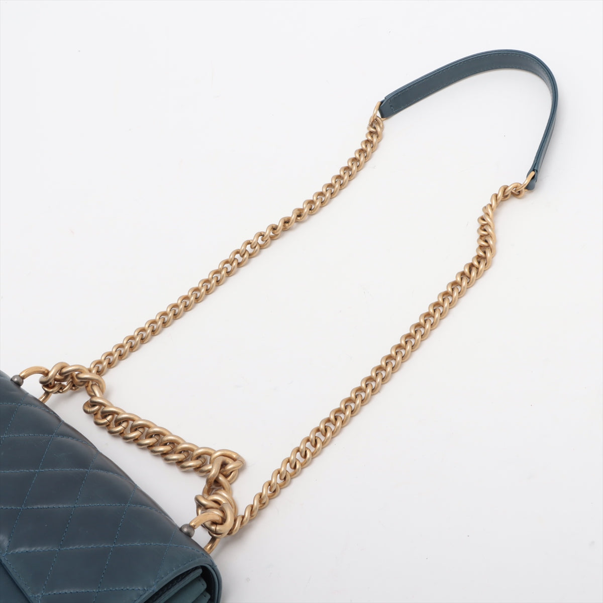 Chanel CC Logo Mini Matelasse Leather Chain Shoulder Bag Blue * PREORDER *