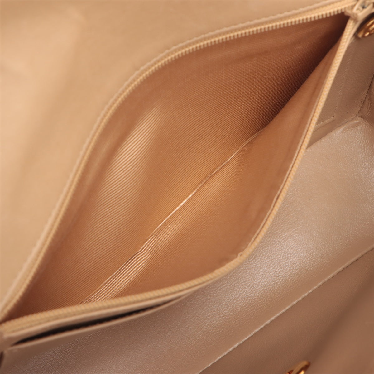 Chanel CC Logo Mademoiselle Lambskin Single Flap Single Chain Bag Beige * PREORDER *