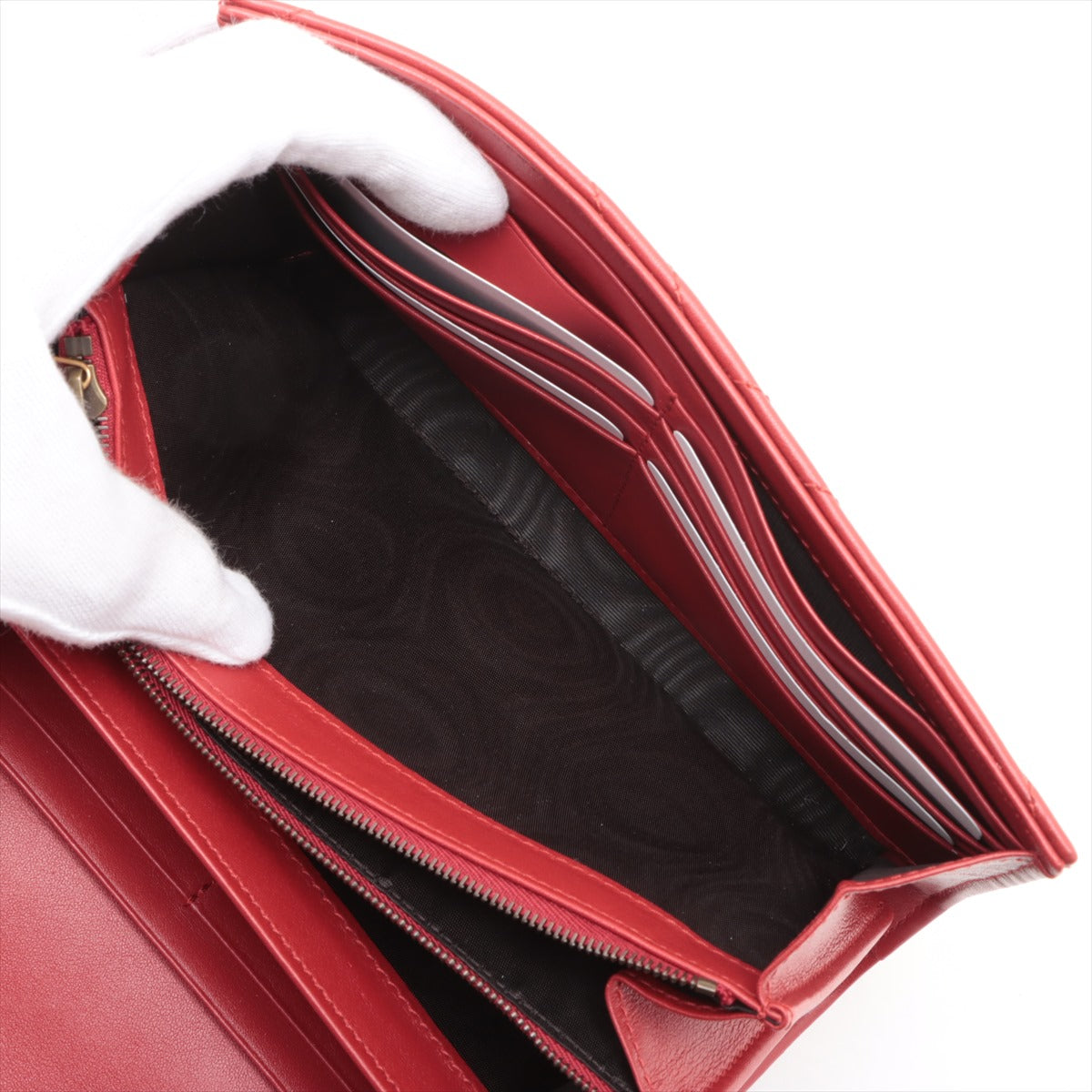 Top rated Buy Second Hand Gucci GG Marmont Leather Chain Wallet Bag Red