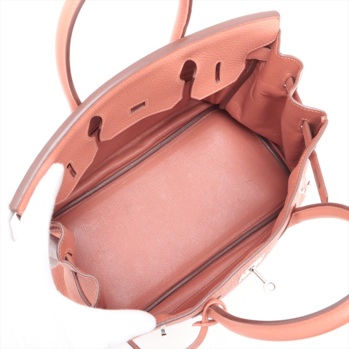 Top rated Hermes Birkin 30 Taurillon Clemence Handbag Rosy
