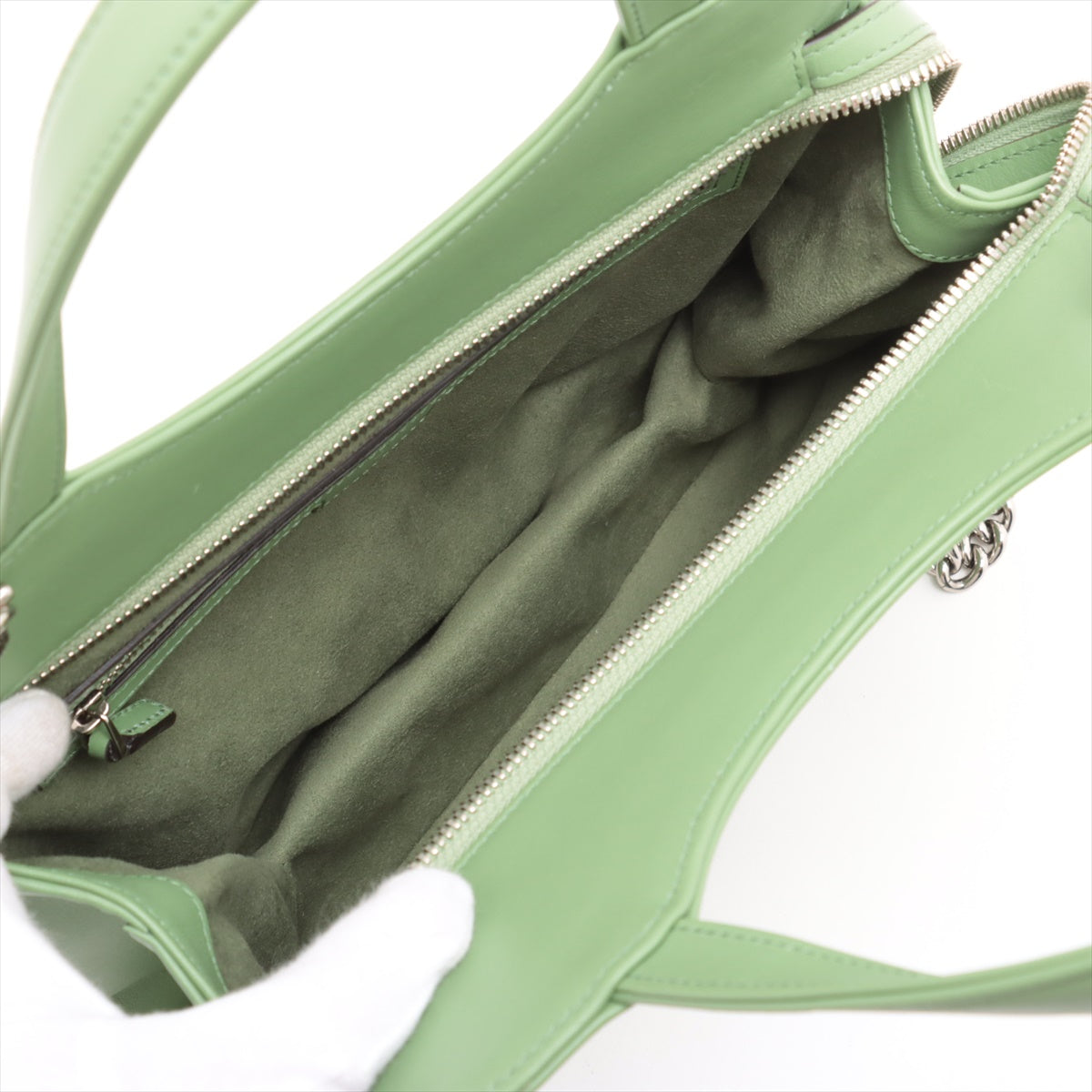 Quality Gucci Petite GG Small Tote Bag Light Green