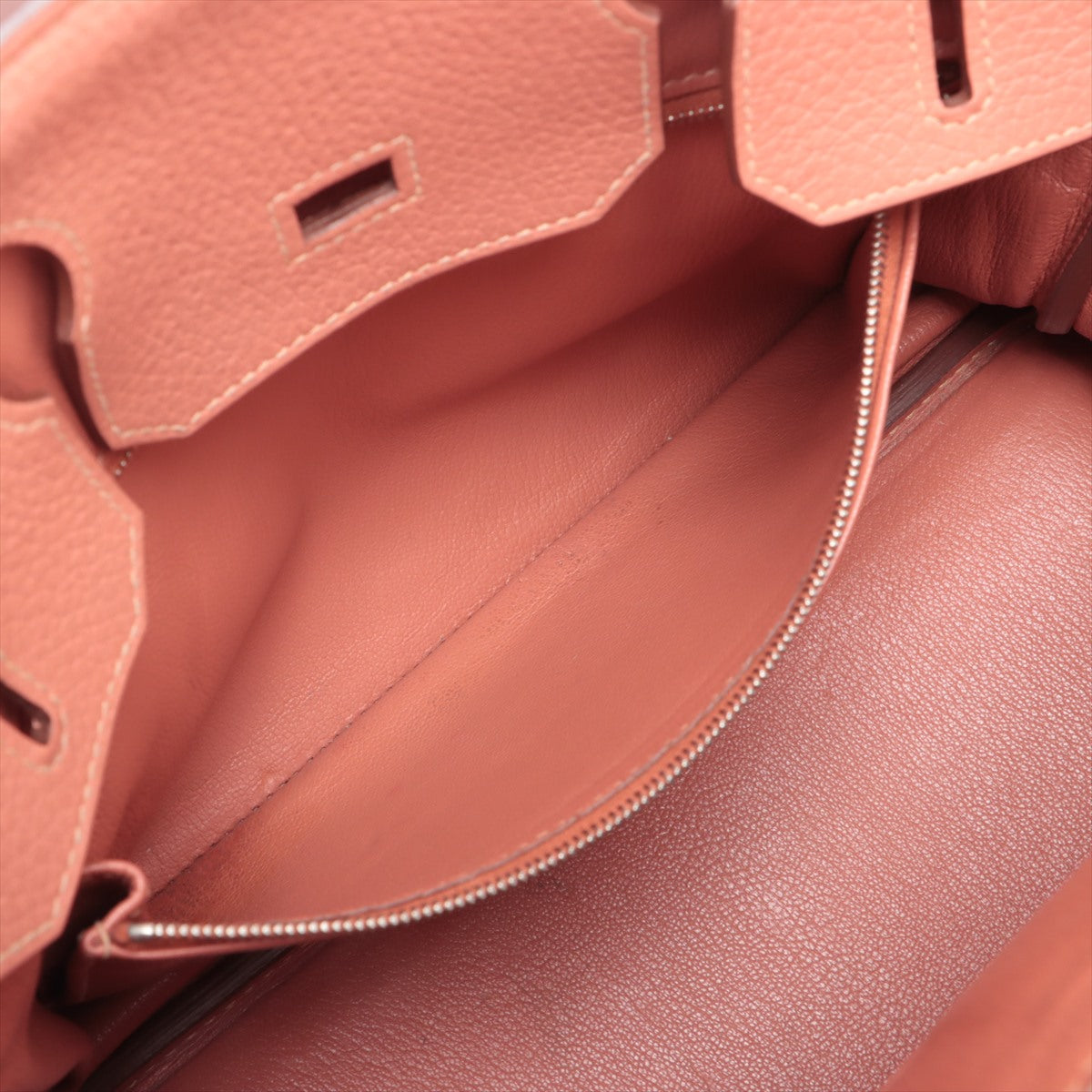 Designer Hermes Birkin 30 Taurillon Clemence Handbag Rosy