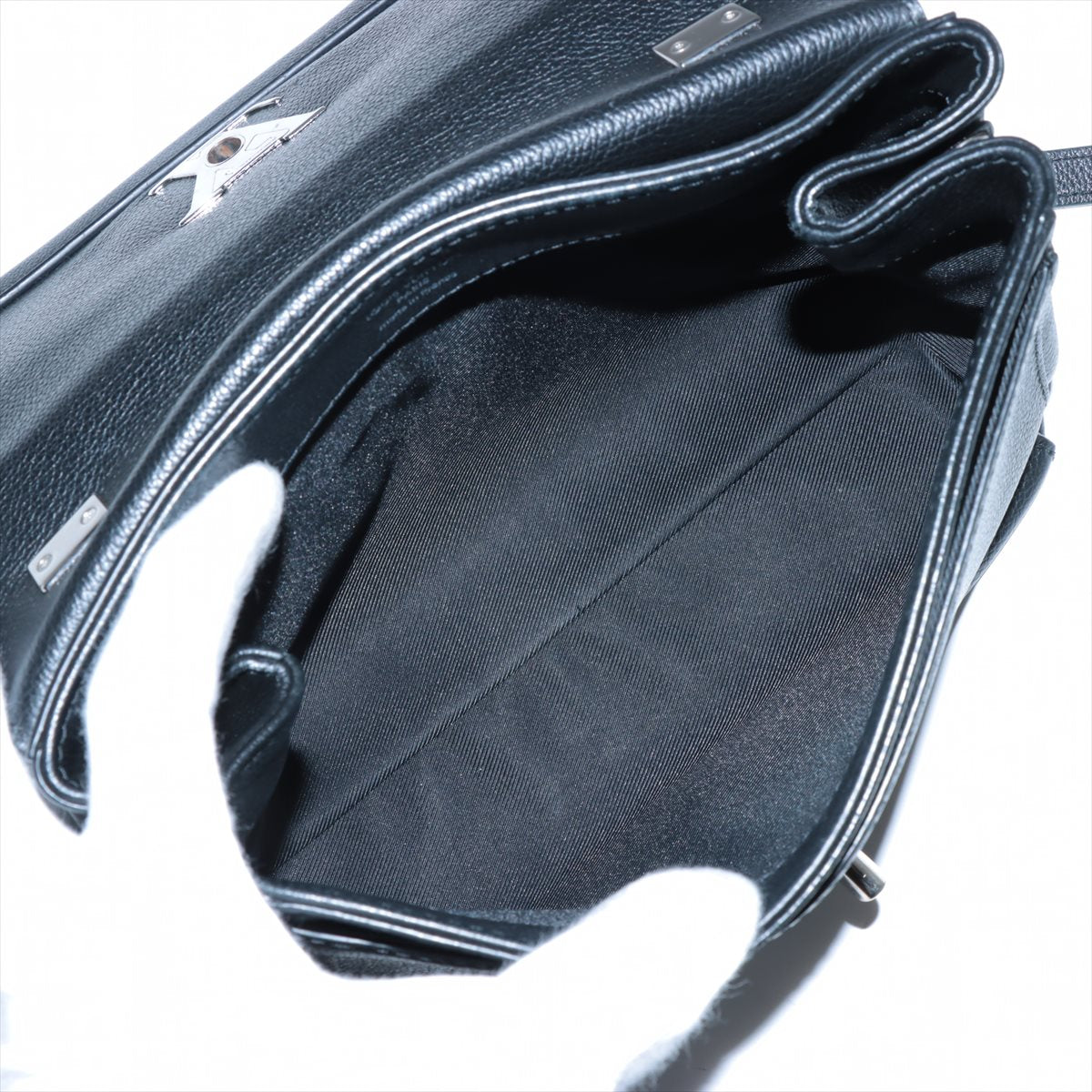 Louis Vuitton LV Logo Lockme II BB Shoulder Bag Black