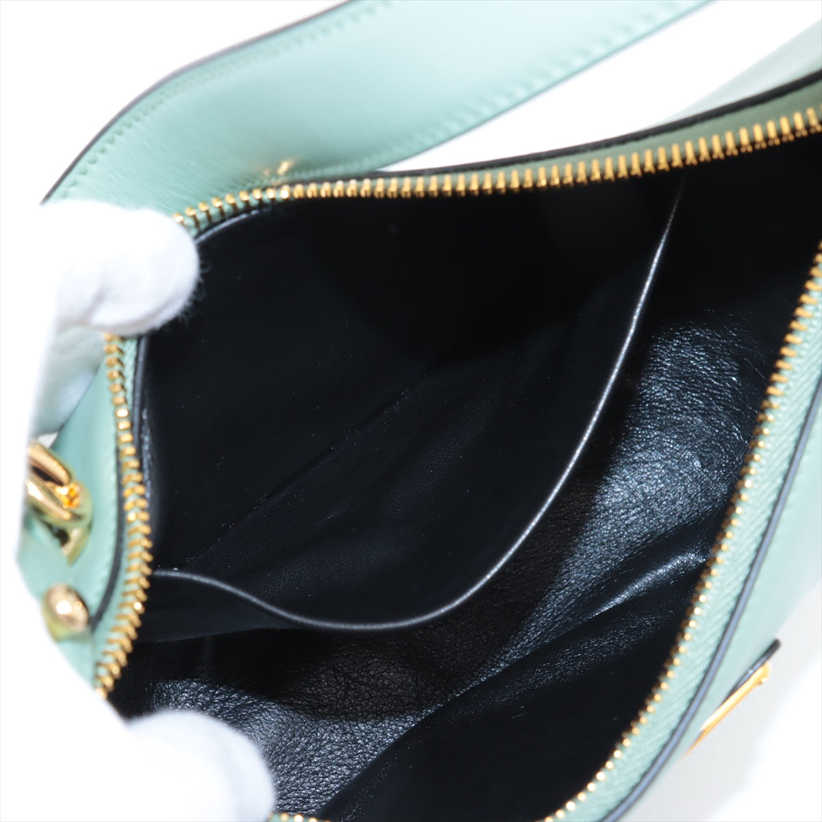 Prada Arque Leather Two-Way Shoulder Bag Sage Green * PREORDER *