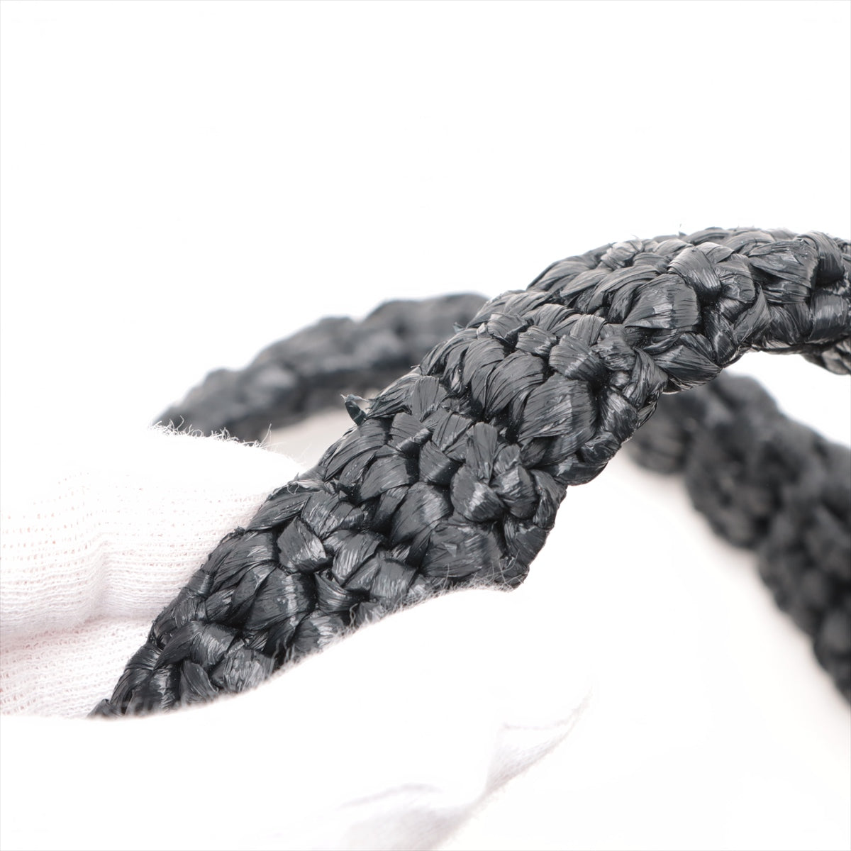 Prada Raffia Crochet Handbag Black * PREORDER *