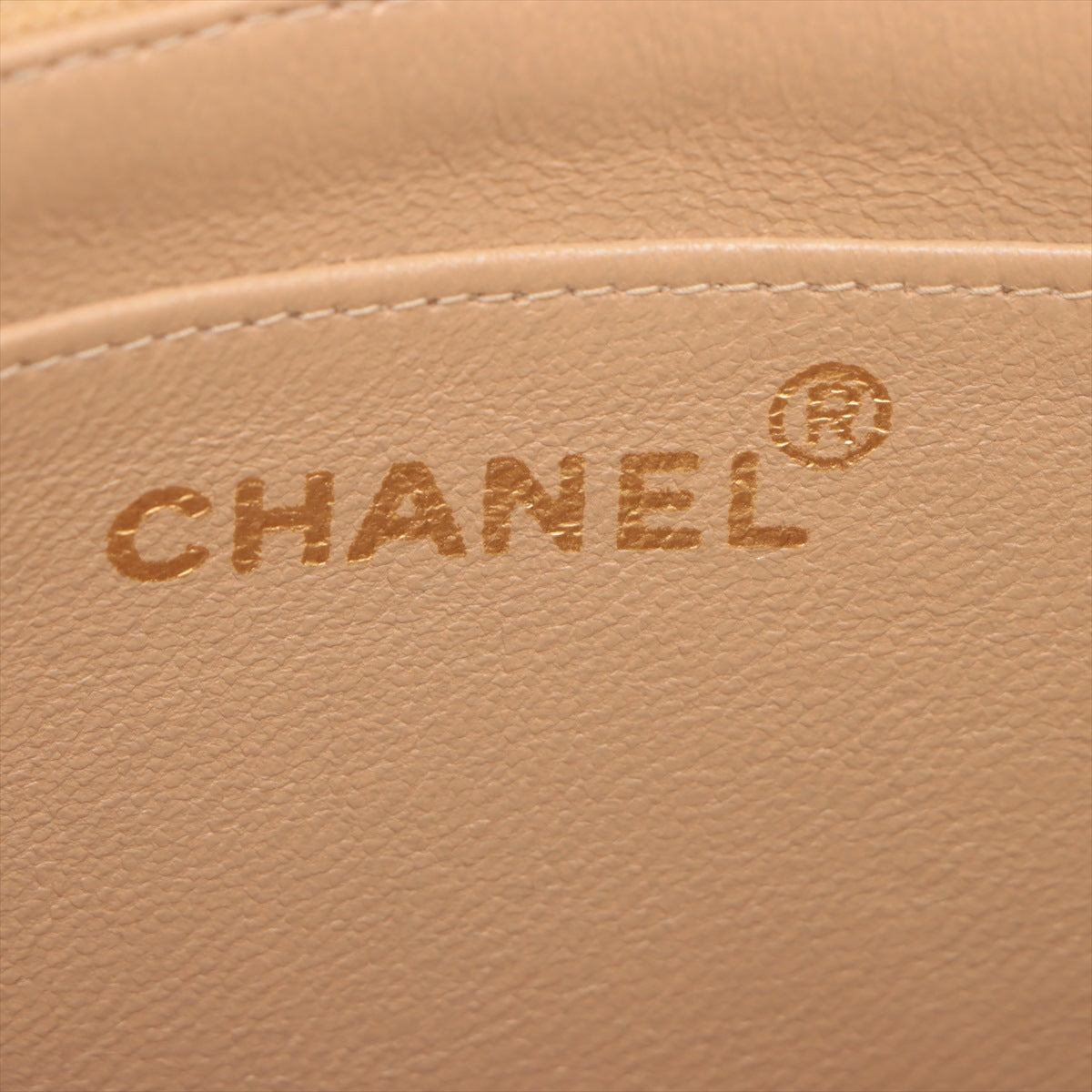 Chanel CC Logo Mademoiselle Lambskin Single Flap Single Chain Bag Beige * PREORDER *