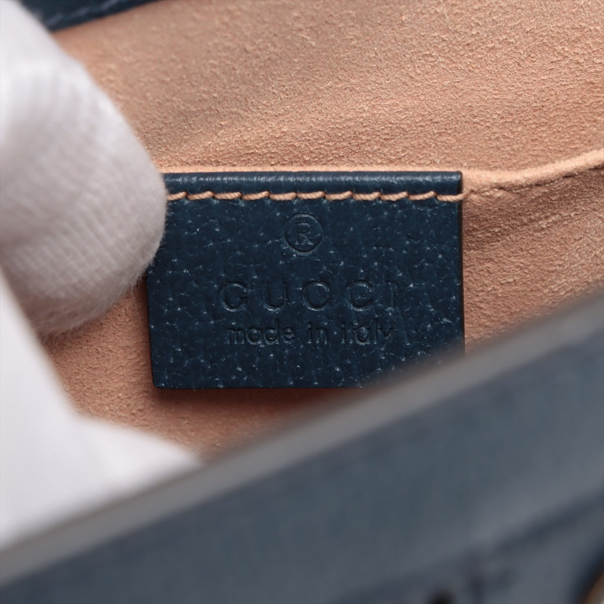 Gucci GG Logo Ophidia Chain Shoulder Bag Navy Blue * PREORDER *