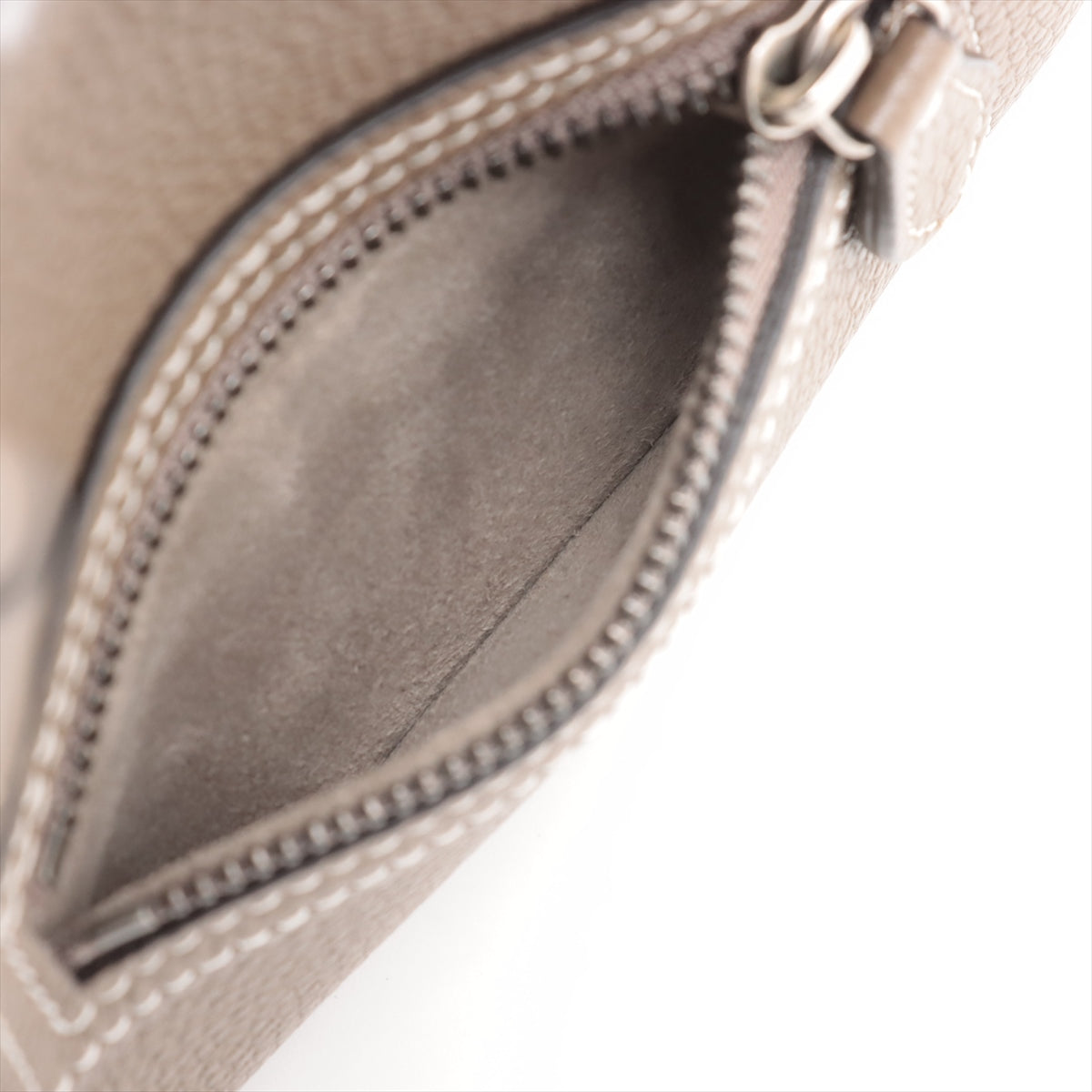 Luxury Celine Luggage Nano Shopper Leather Handbag Greige