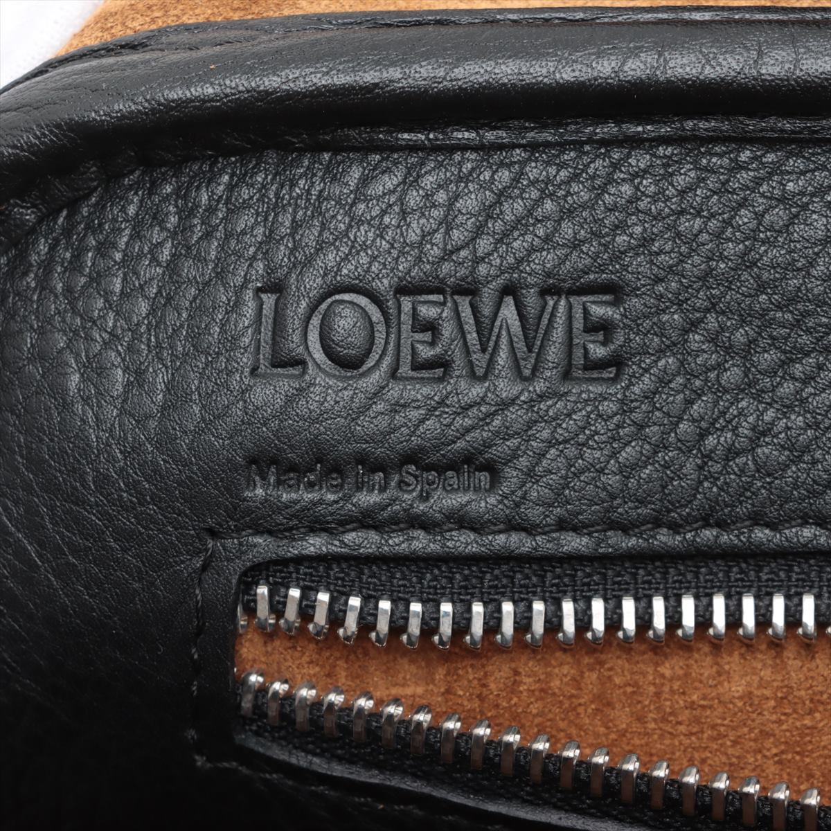 Quality Loewe Anagram Monogram Amazona 75 Leather Handbag Black